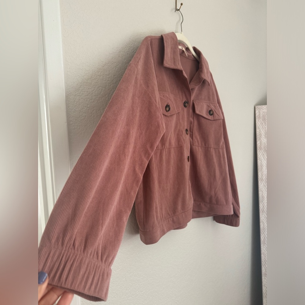 Three Dots Rachel Cropped Jacket - image 3